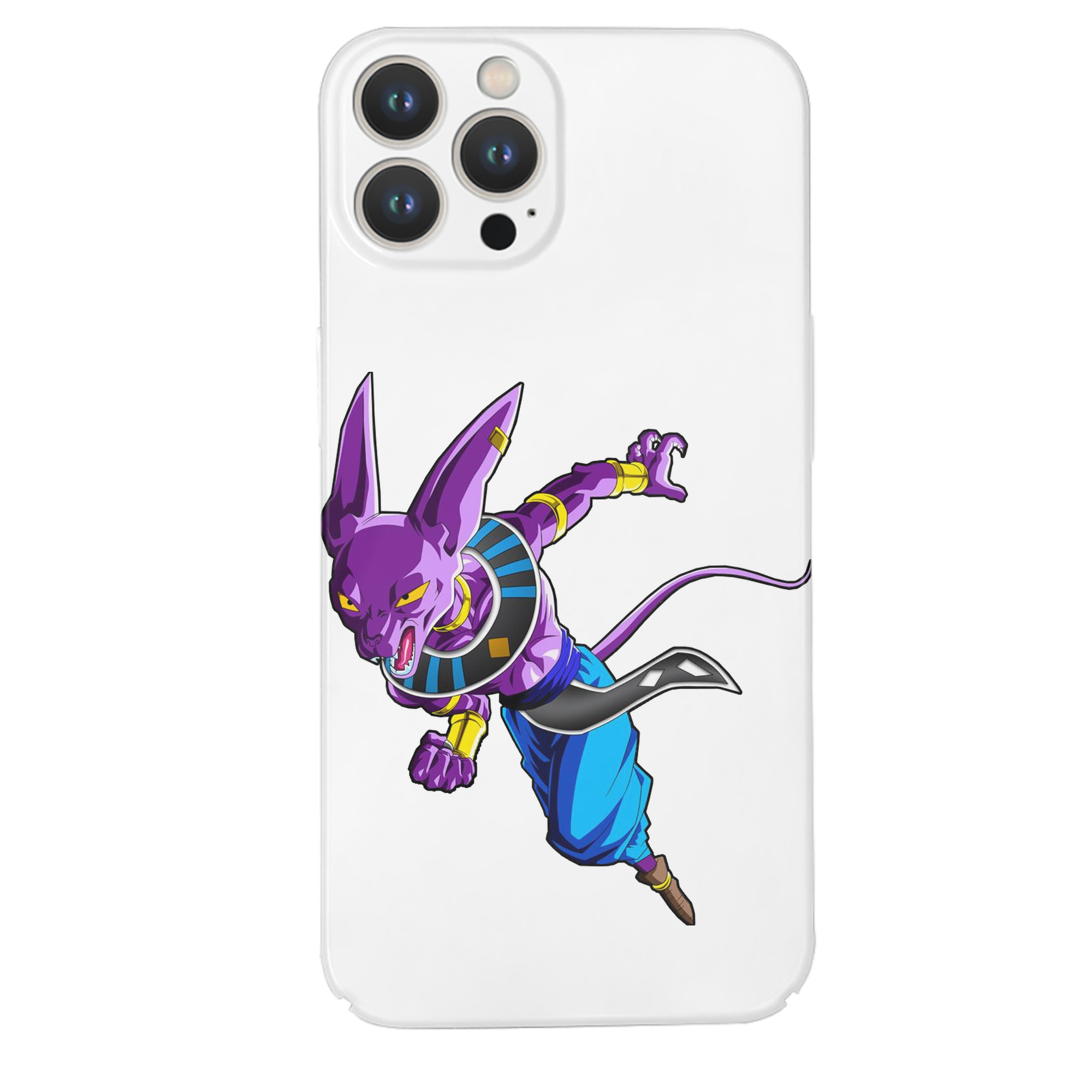 （画像用） ドラゴンボール ビルス 破壊神ビルス DRAGON BALL Beerus Birusu 【iPhone 14シリーズ対応】ハードケース
